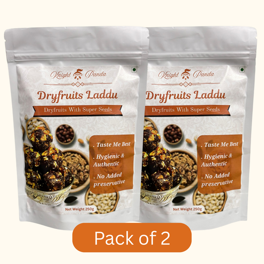 Dry Fruits & Seeds Laddu Combo 2 Pack (250gm each)