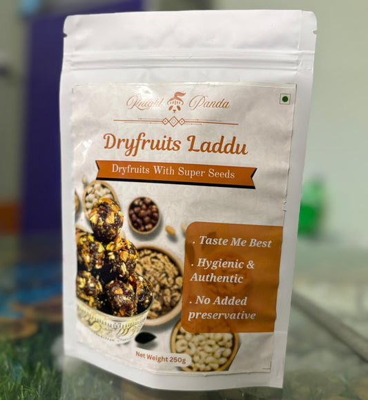 Premium Dry Fruits & Seeds Laddu Laddu 250gm | Healthy & Tasty Energy Sweet | Protein-Rich Snack | No Added Sugar